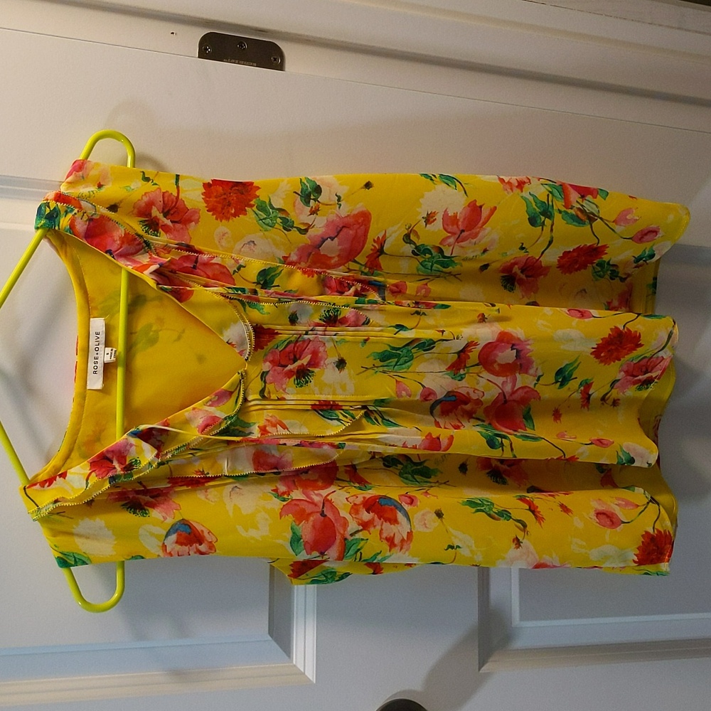 Rose + Olive blouse